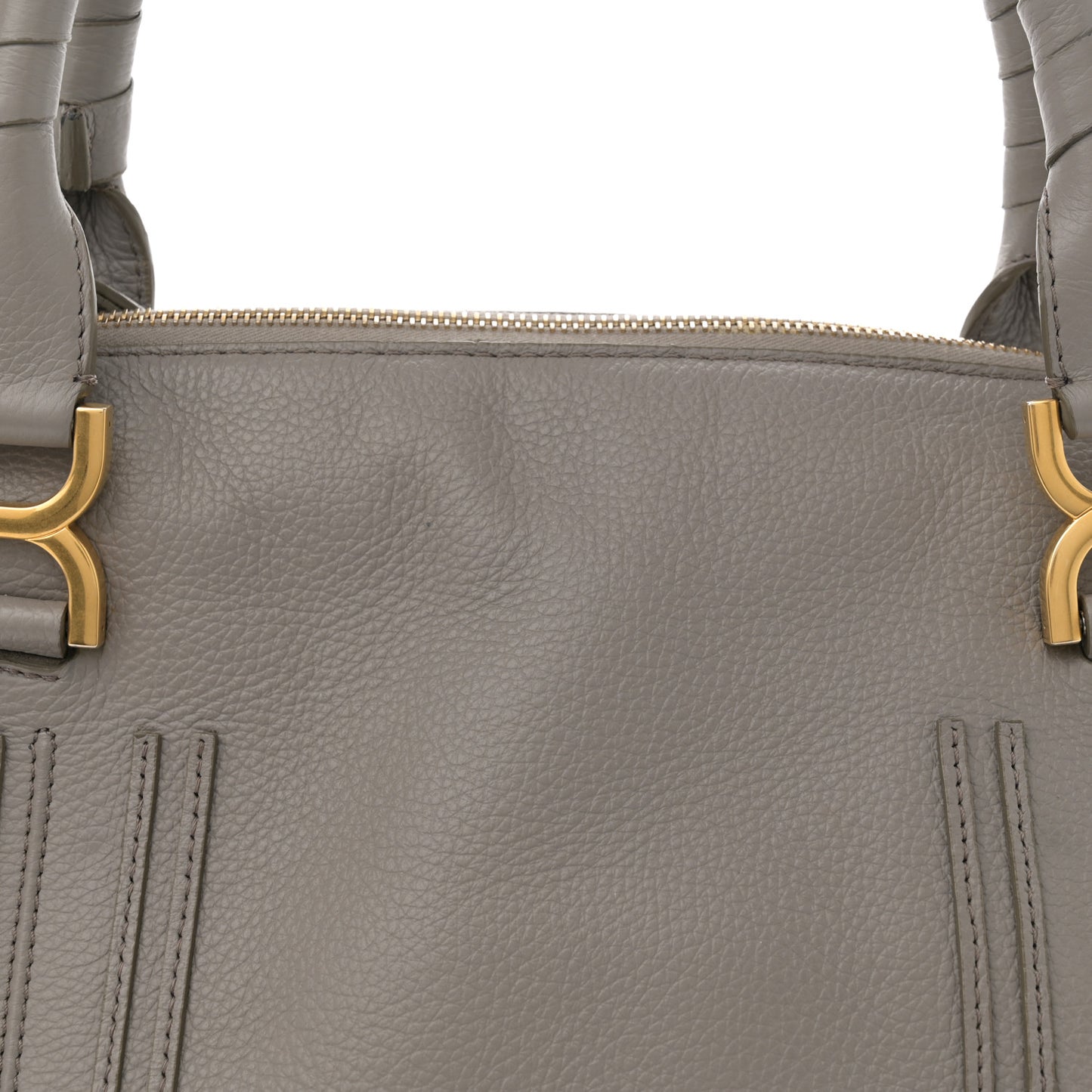 Calfskin Medium Marcie Satchel Cashmere Grey