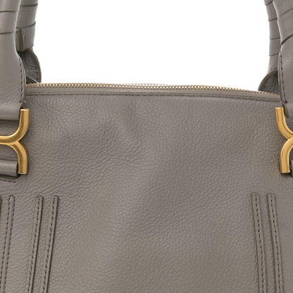 Chloe Calfskin Medium Marcie Satchel Cashmere Grey 8 of 13