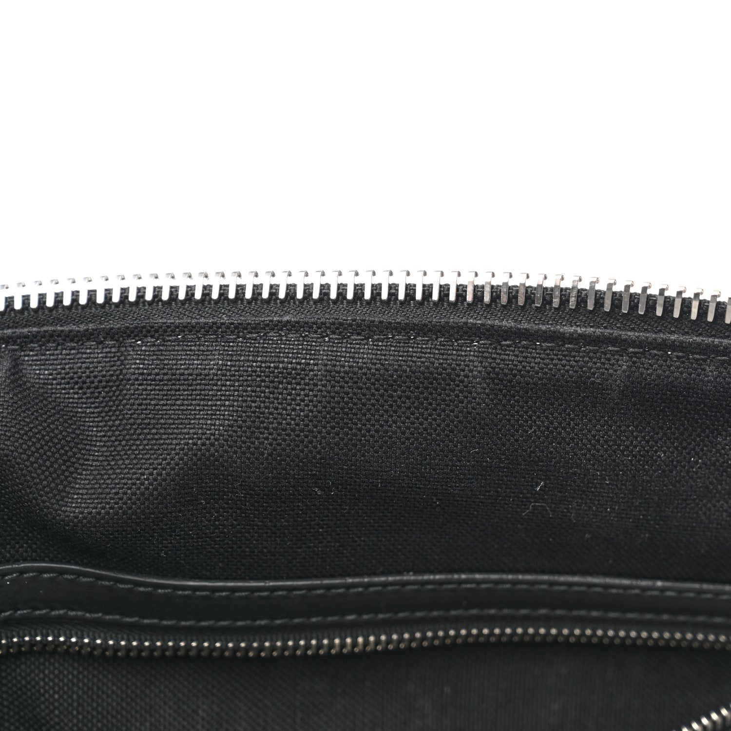 Gucci Soft GG Supreme Monogram Appia Calfskin Web Large Carry On Duffle Bag Black Grey 12 of 14