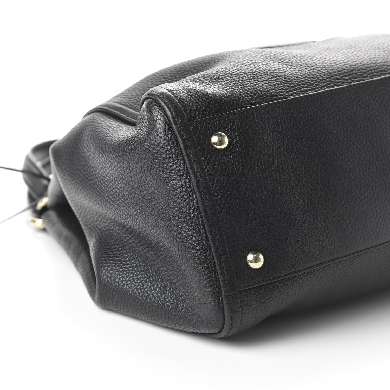 Gucci Pebbled Calfskin Medium Soho Shoulder Bag Black 6 of 10