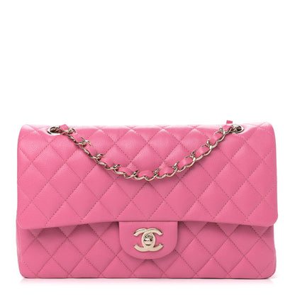 Chanel Caviar Quilted Medium Double Flap Pink 1 of 9