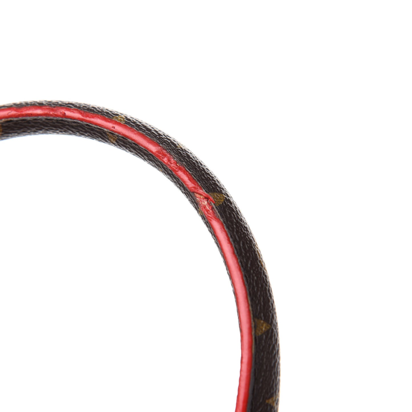 Monogram Calf Hair Spikes Iconoclasts Christian Louboutin Tote Red