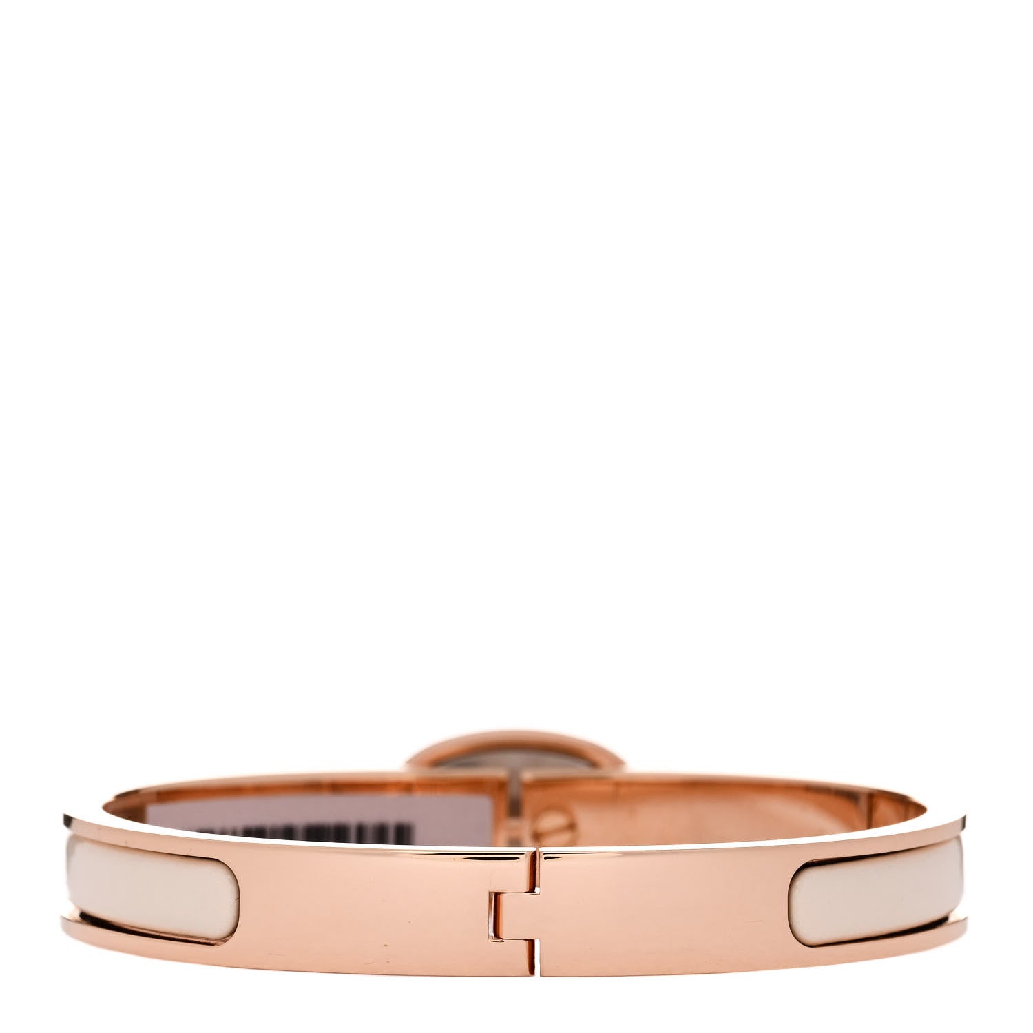 Hermes Enamel Mini Farandole Clic Chaine d'Ancre Bracelet PM Creme 3 of 5