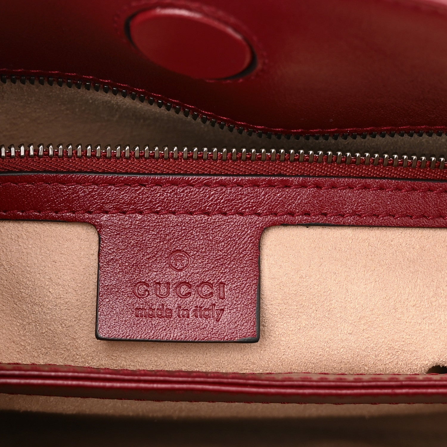 Gucci Azalea Calfskin Matelasse Heart Medium GG Marmont Slim Shoulder Bag Romantic Cerise 6 of 10