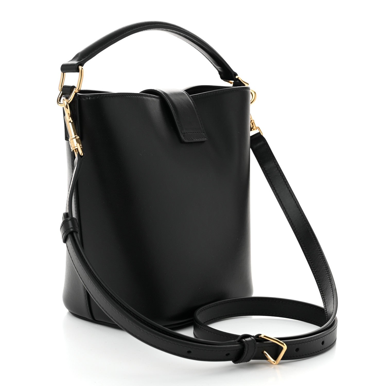 Celine Smooth Calfskin Triomphe Small Louise Bag Black 3 of 11