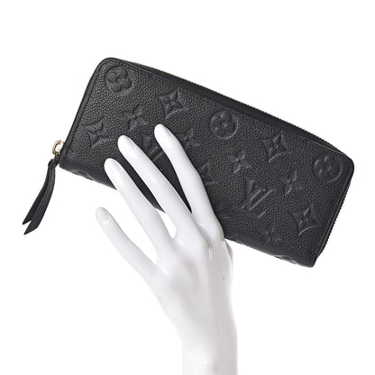 Louis Vuitton Empreinte Clemence Wallet Black 2 of 12