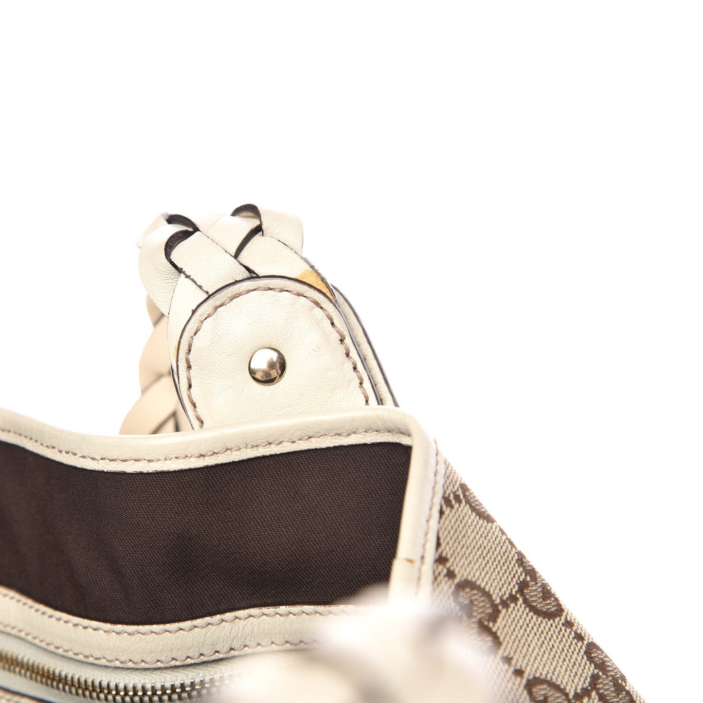Monogram Small Pelham Shoulder Bag Off White