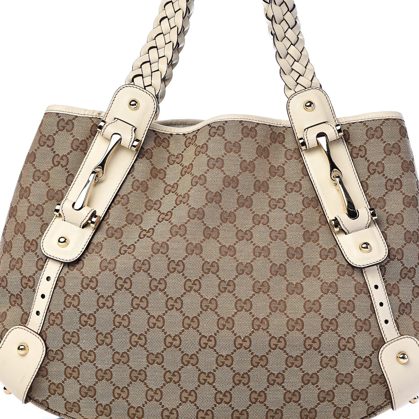 Monogram Medium Pelham Shoulder Bag Off White