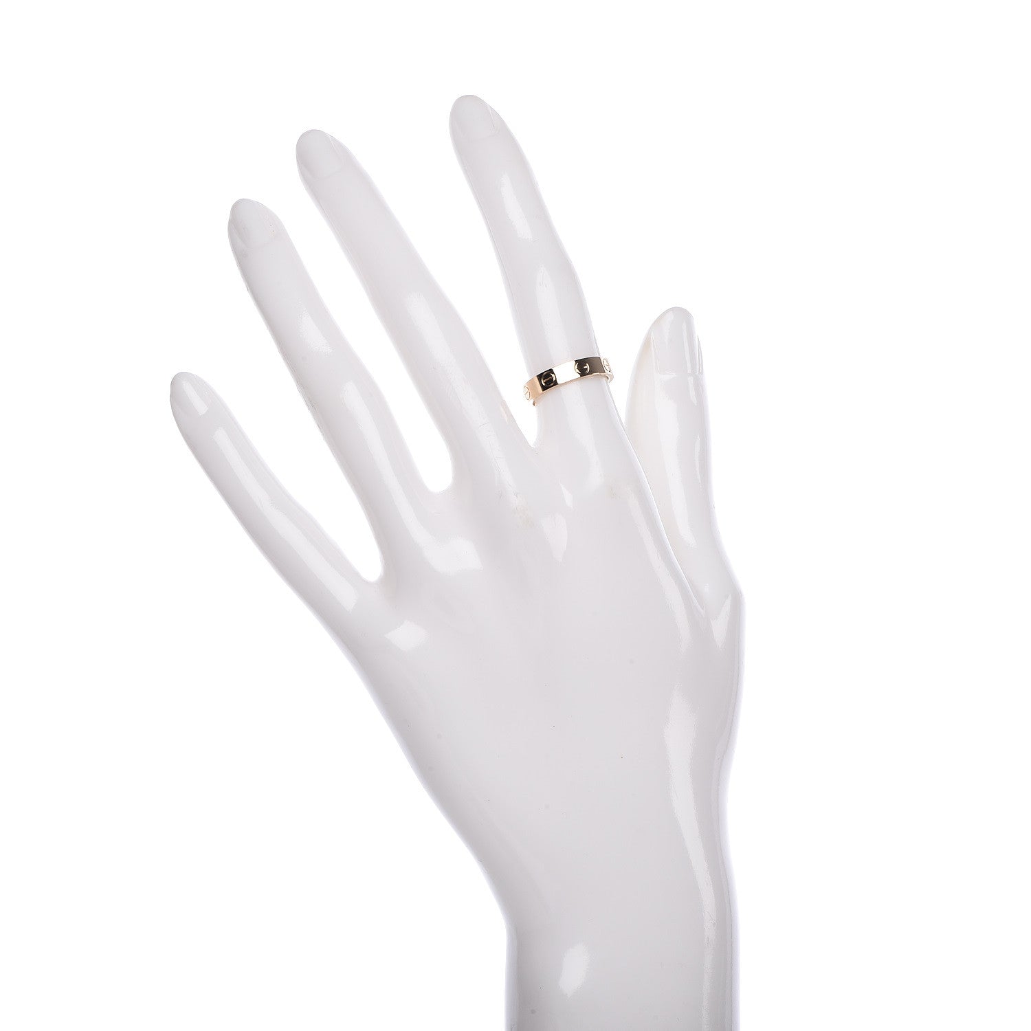 Cartier 18K Yellow Gold 3.5mm LOVE Wedding Band Ring 48 4.5 2 of 5