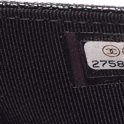 Chanel Iridescent Caviar Quilted Wallet On Chain WOC Black 8 of 12