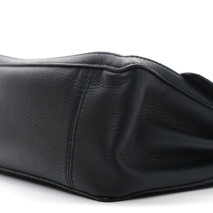 Louis Vuitton Smooth Calfskin Soft Dauphine MM Black MM Black 8 of 10