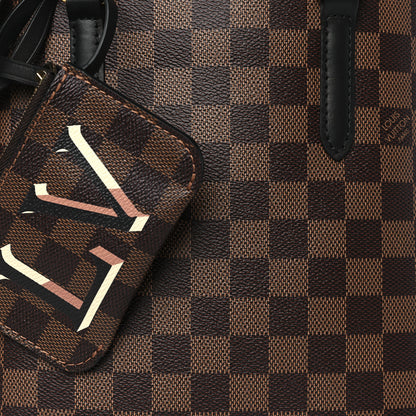 Louis Vuitton Damier Ebene Belmont PM Black 7 of 9