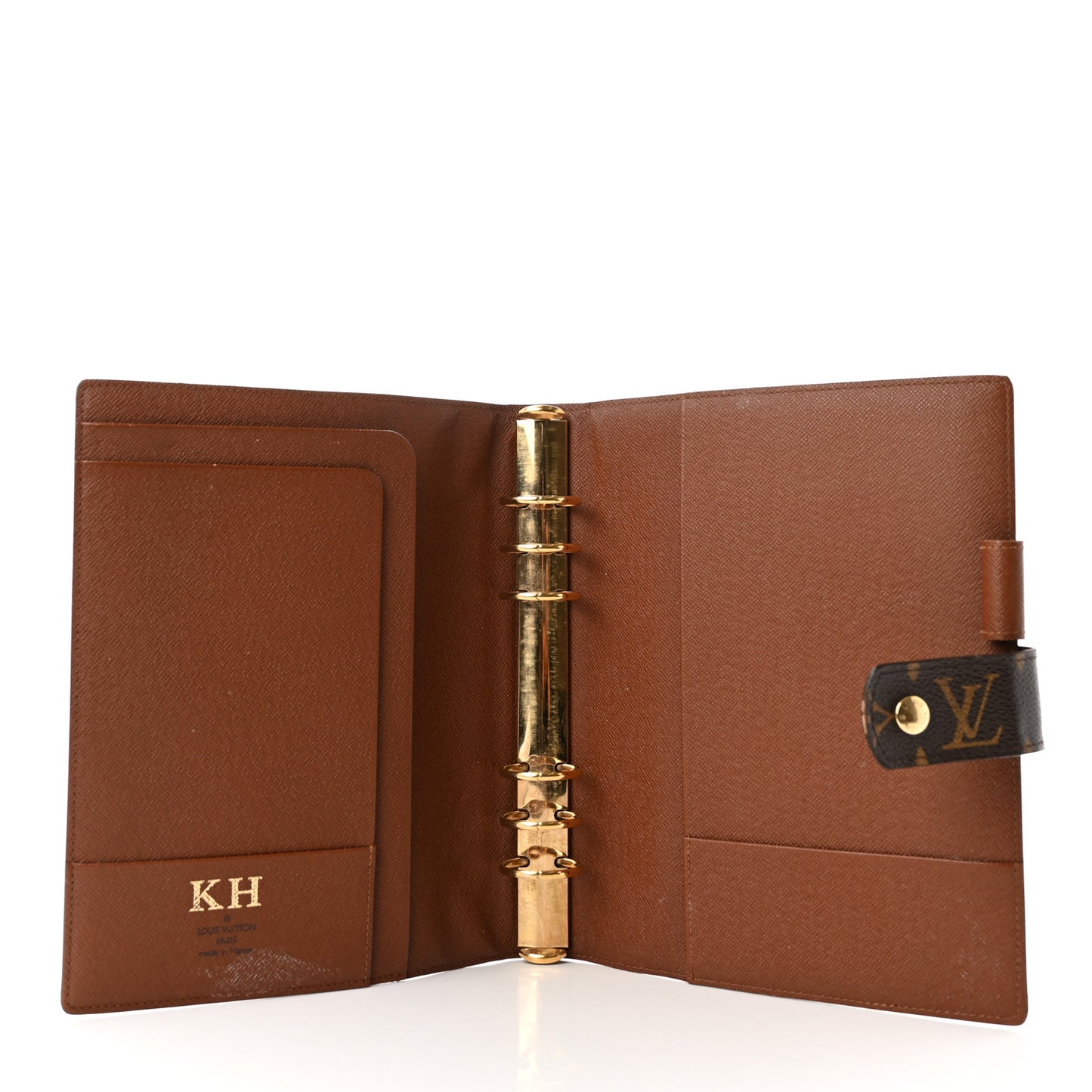 Monogram Large Ring Agenda Cover