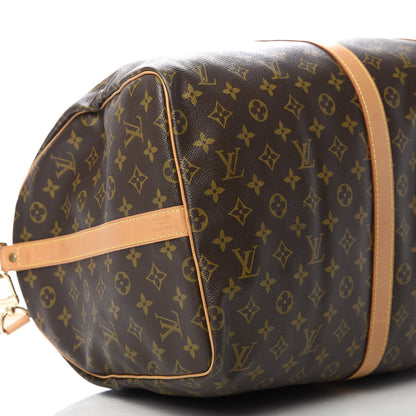 Louis Vuitton Monogram Keepall Bandouliere 55 5 of 13