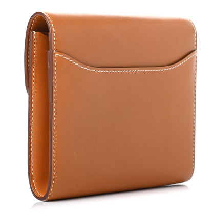 Hermes Tadelakt Constance Short Wallet Gold 3 of 7
