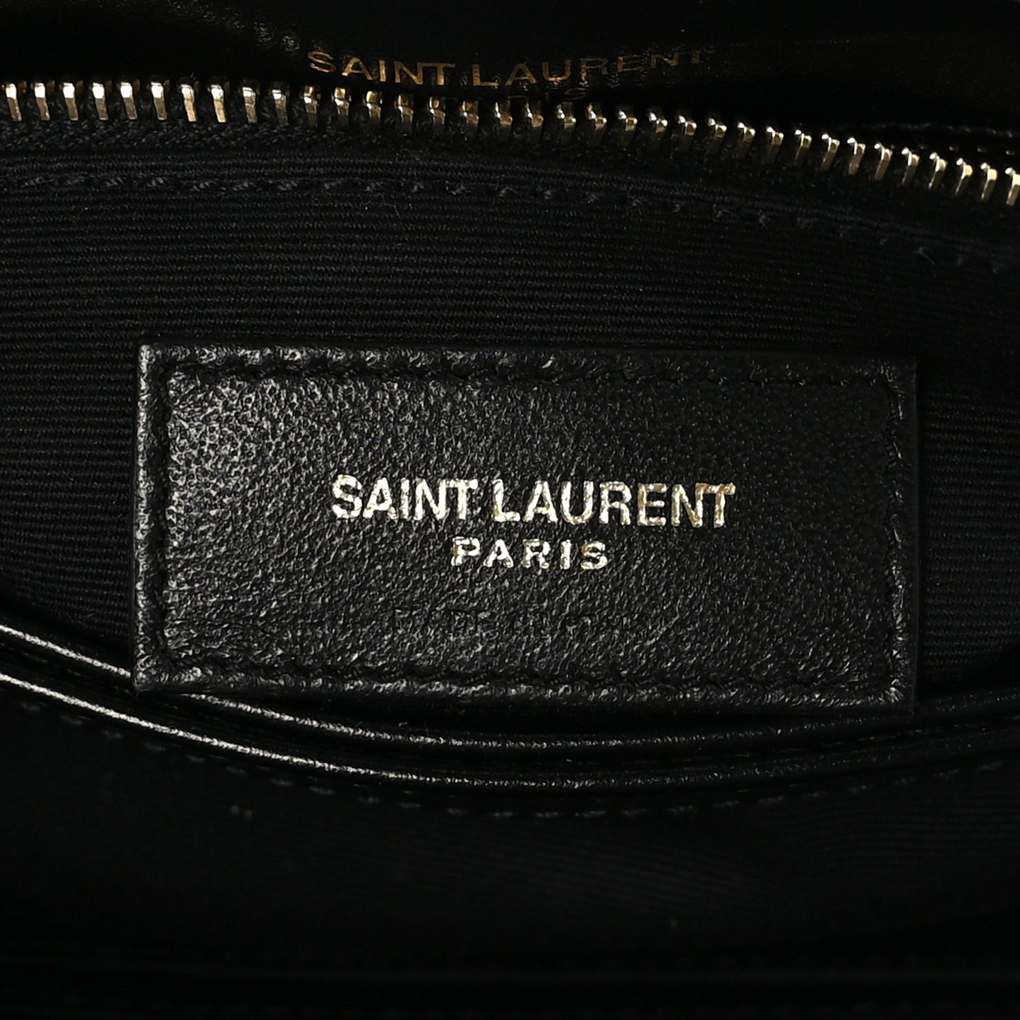 Calfskin Y Quilted Monogram Toy Loulou Crossbody Bag Black