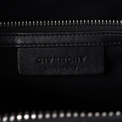 Givenchy Calf Hair Goatskin Smooth Calfskin Patchwork Medium Antigona Black Red 7 of 19