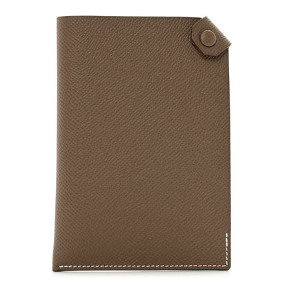 Hermes Epsom Tarmac PM Passport Holder Etoupe 1 of 8