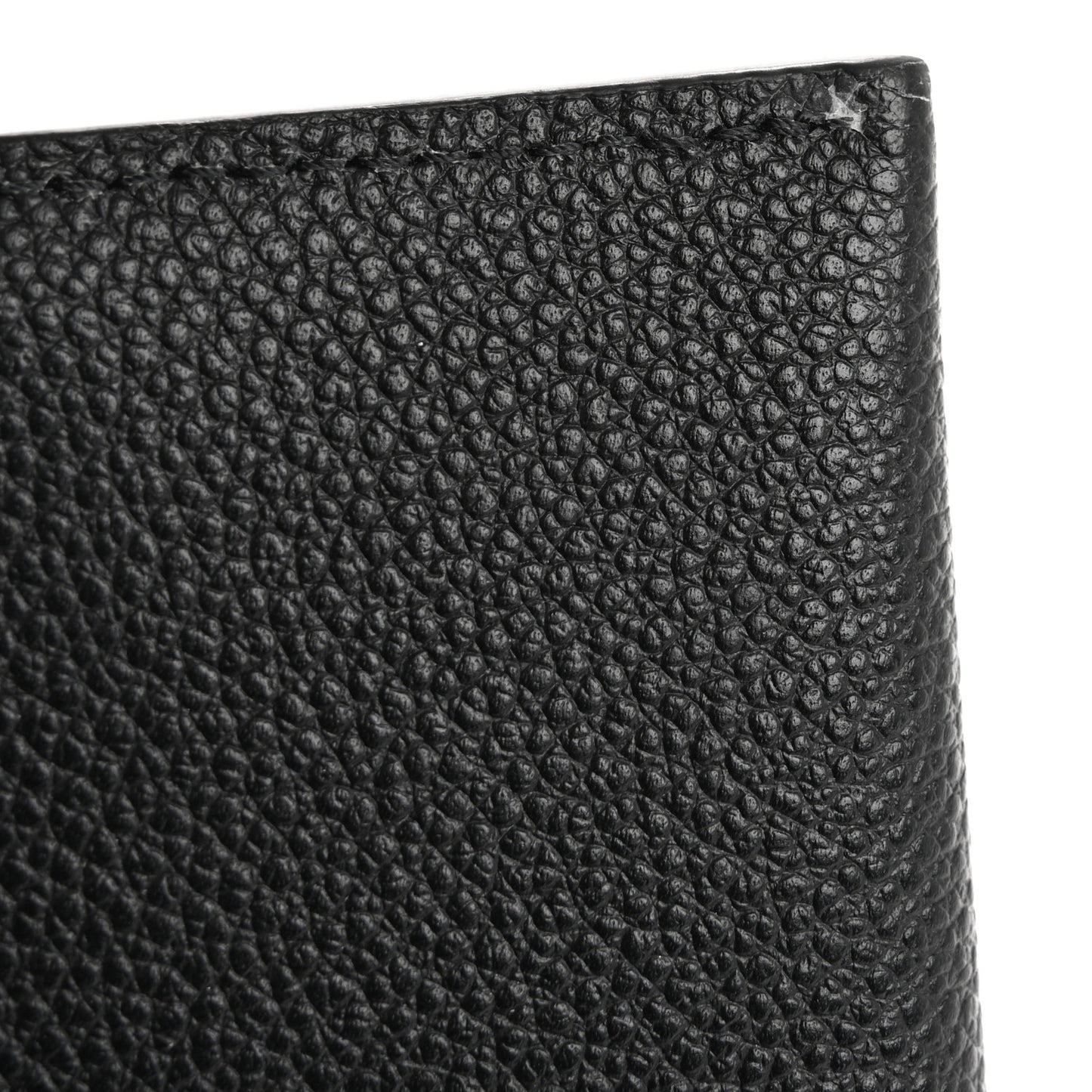 Calfskin Felicie Chain Wallet Card Holder Insert Black