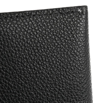 Louis Vuitton Calfskin Felicie Chain Wallet Card Holder Insert Black 7 of 8