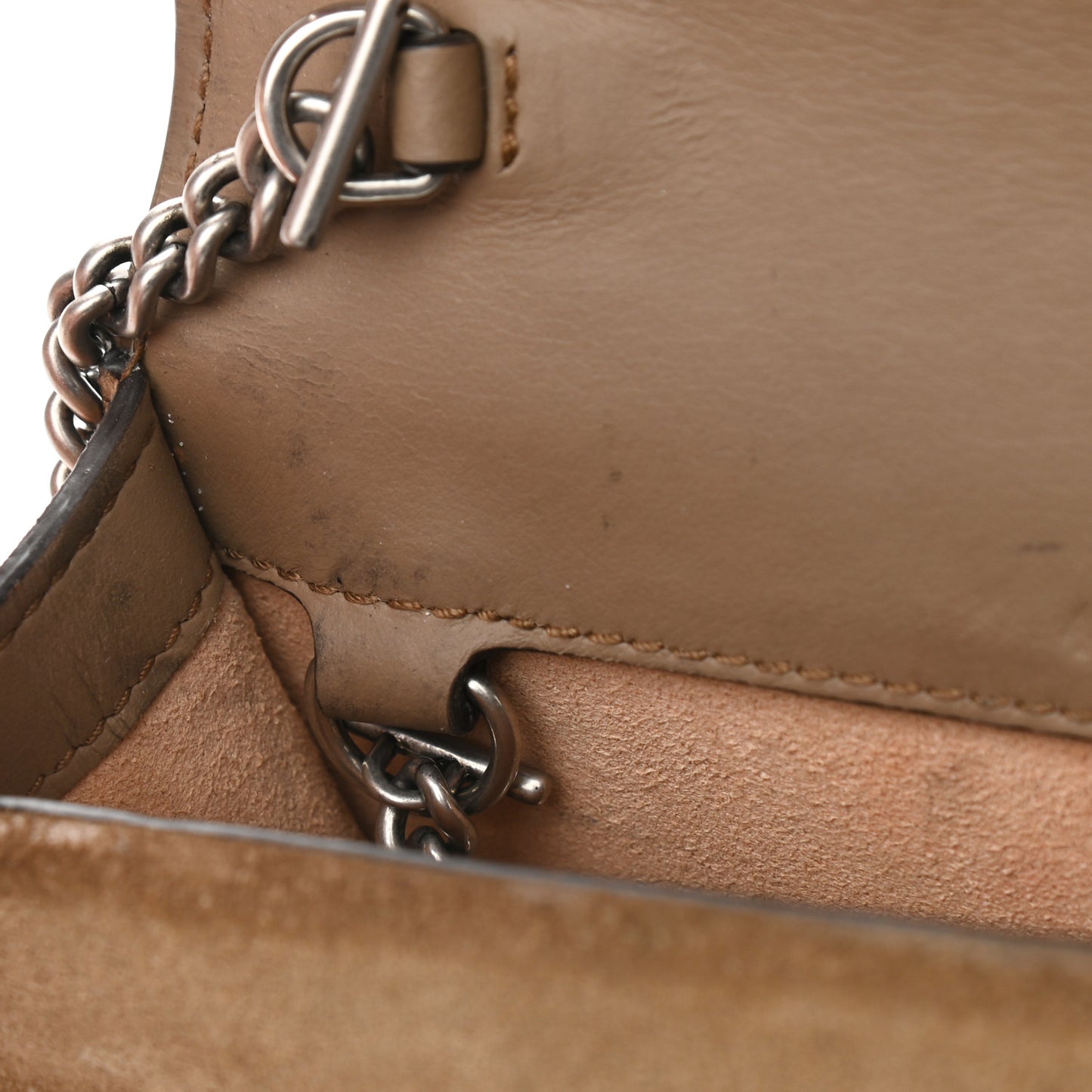 GG Supreme Monogram Super Mini Dionysus Shoulder Bag Taupe