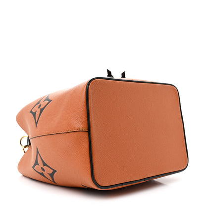 Louis Vuitton Empreinte Monogram Giant Crafty Neonoe MM Caramel Black 5 of 12