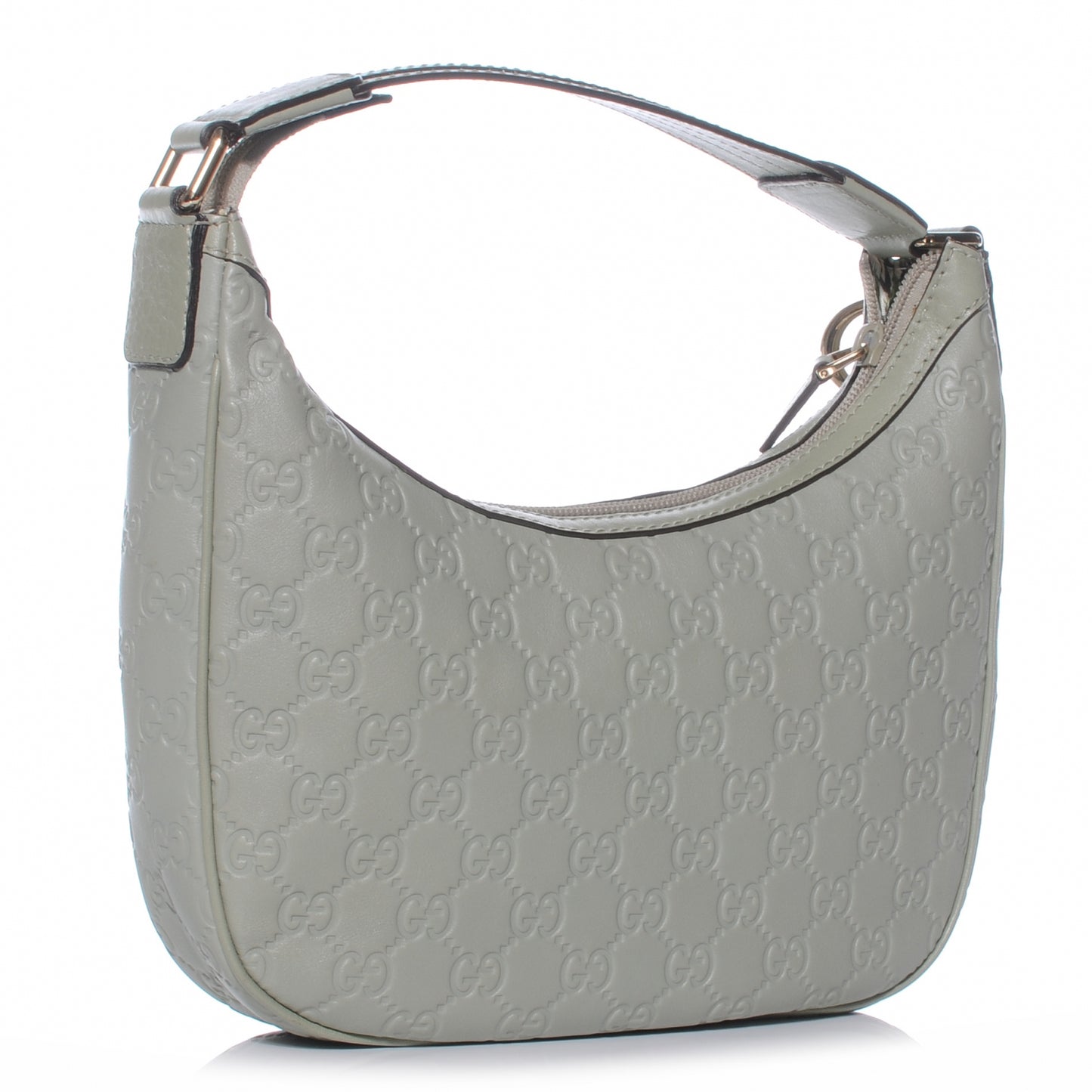 Guccissima Small Hobo Light Green