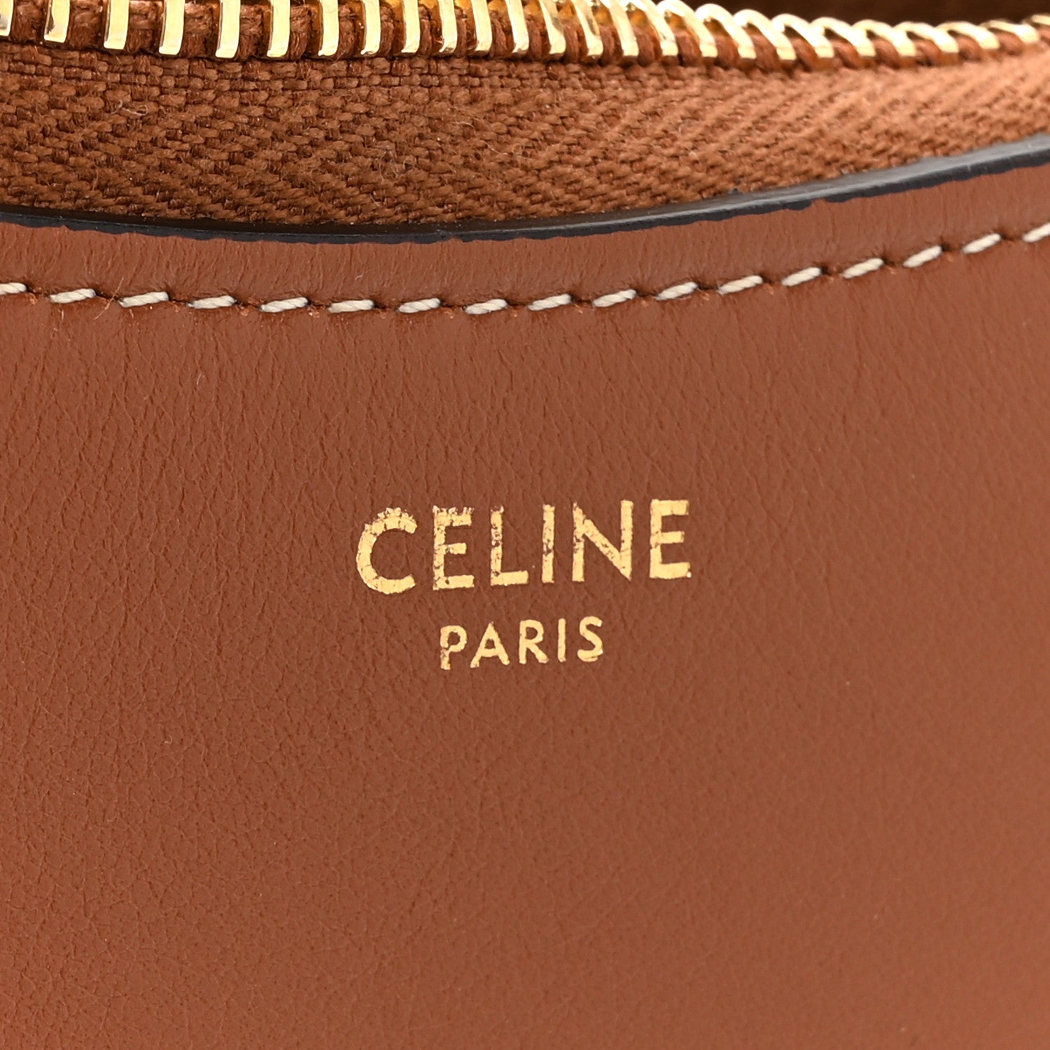 Celine Smooth Calfskin Medium Ava Shoulder Bag Tan 6 of 9
