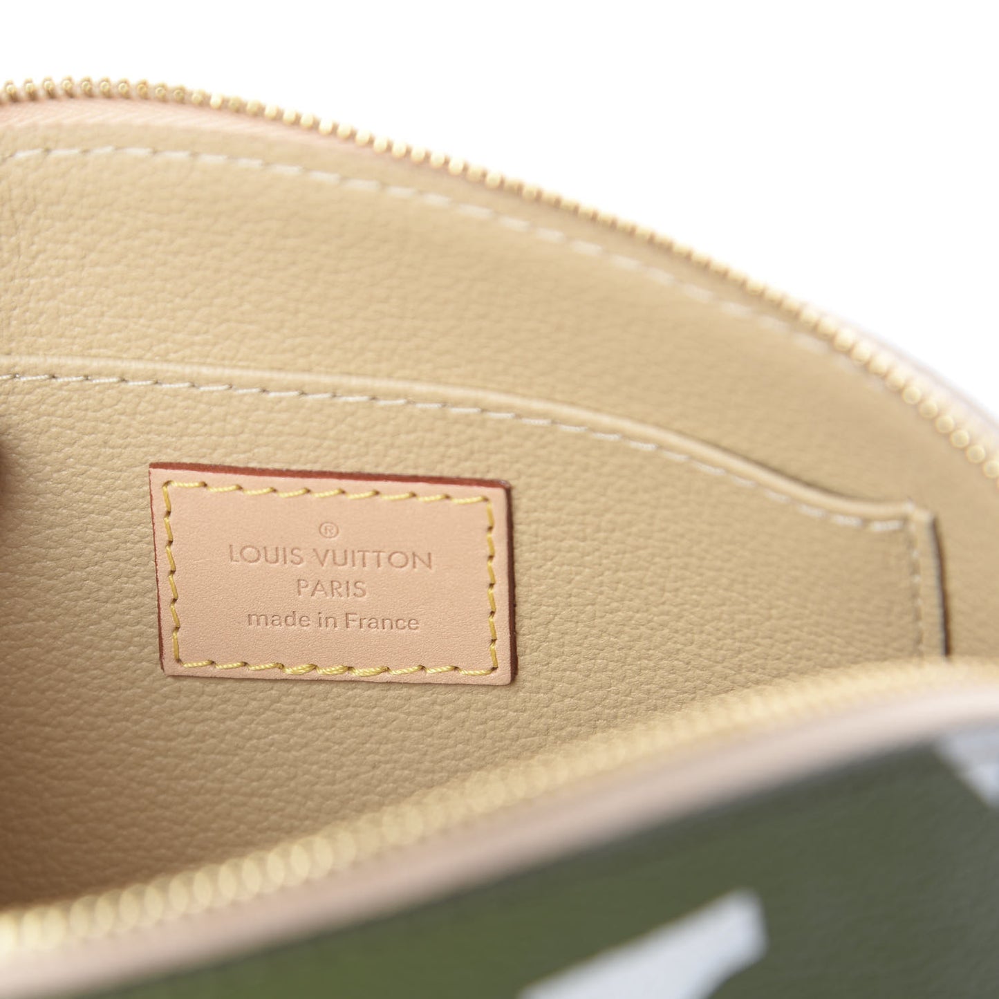Monogram Giant Cosmetic Pouch Kaki