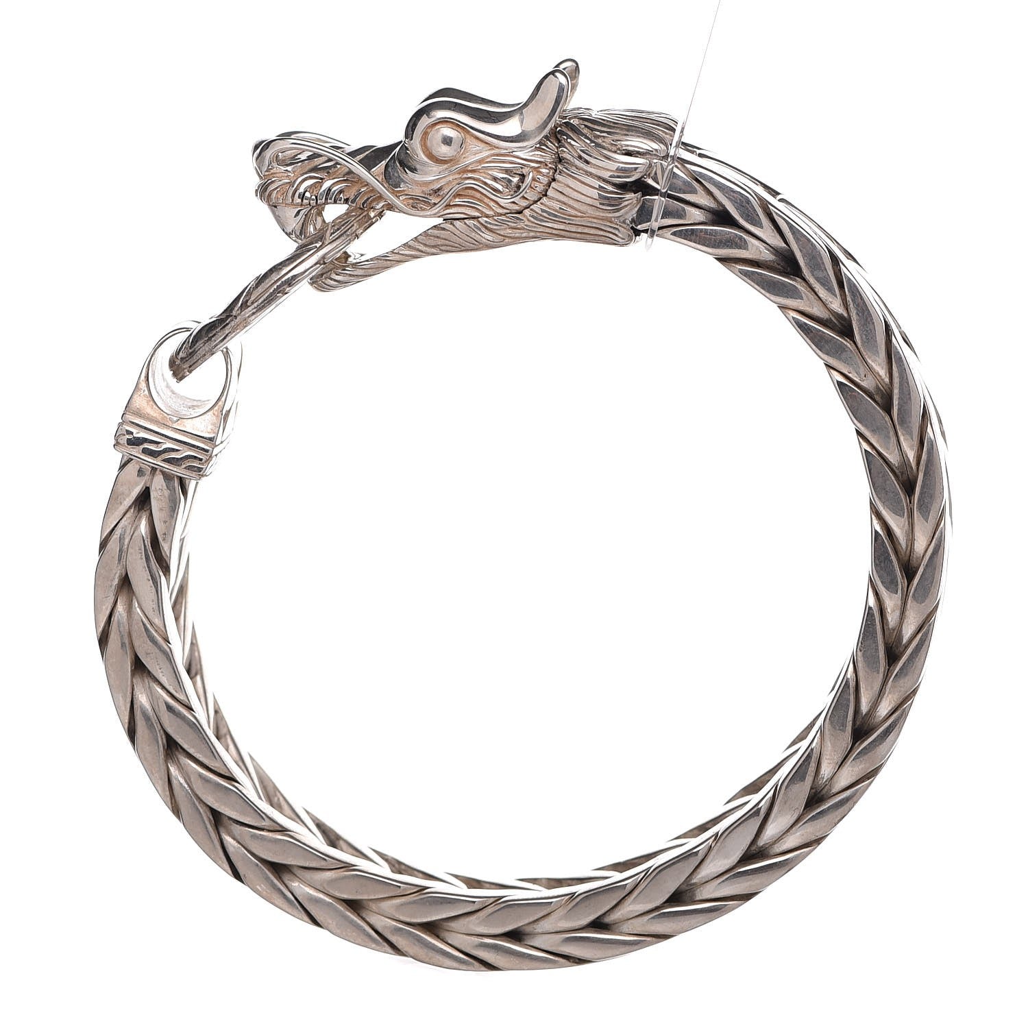 John Hardy Sterling Silver 15mm Legends Naga Dragon Station Bracelet 7 of 7