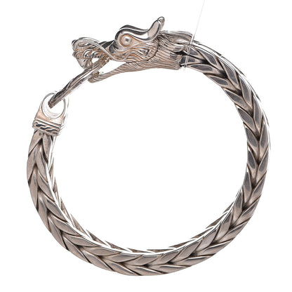 John Hardy Sterling Silver 15mm Legends Naga Dragon Station Bracelet 7 of 7