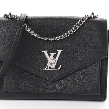 Louis Vuitton Soft Calfskin My Lockme Chain Bag BB Black 8 of 8