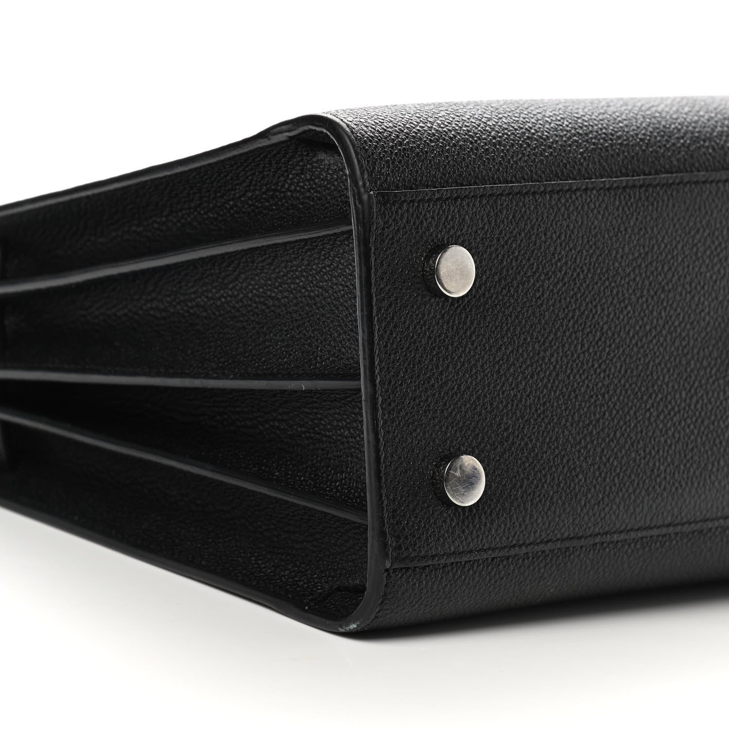 Saint Laurent Grained Calfskin Baby Sac De Jour Black 9 of 15