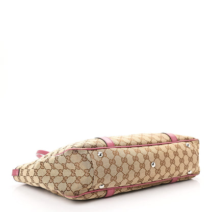 Gucci Monogram Medium Twins Tote Pink 4 of 12