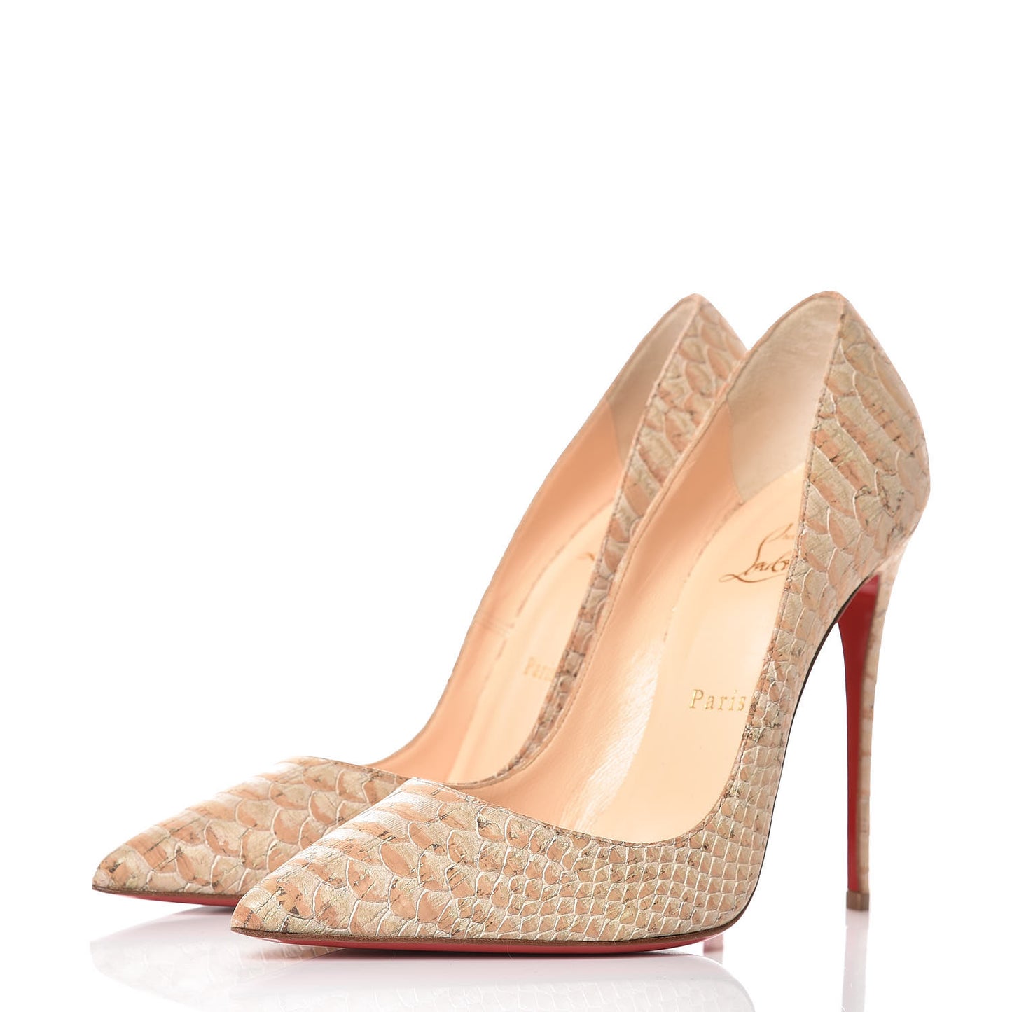 Liege Embossed So Kate 120 Pumps 38.5 Beige