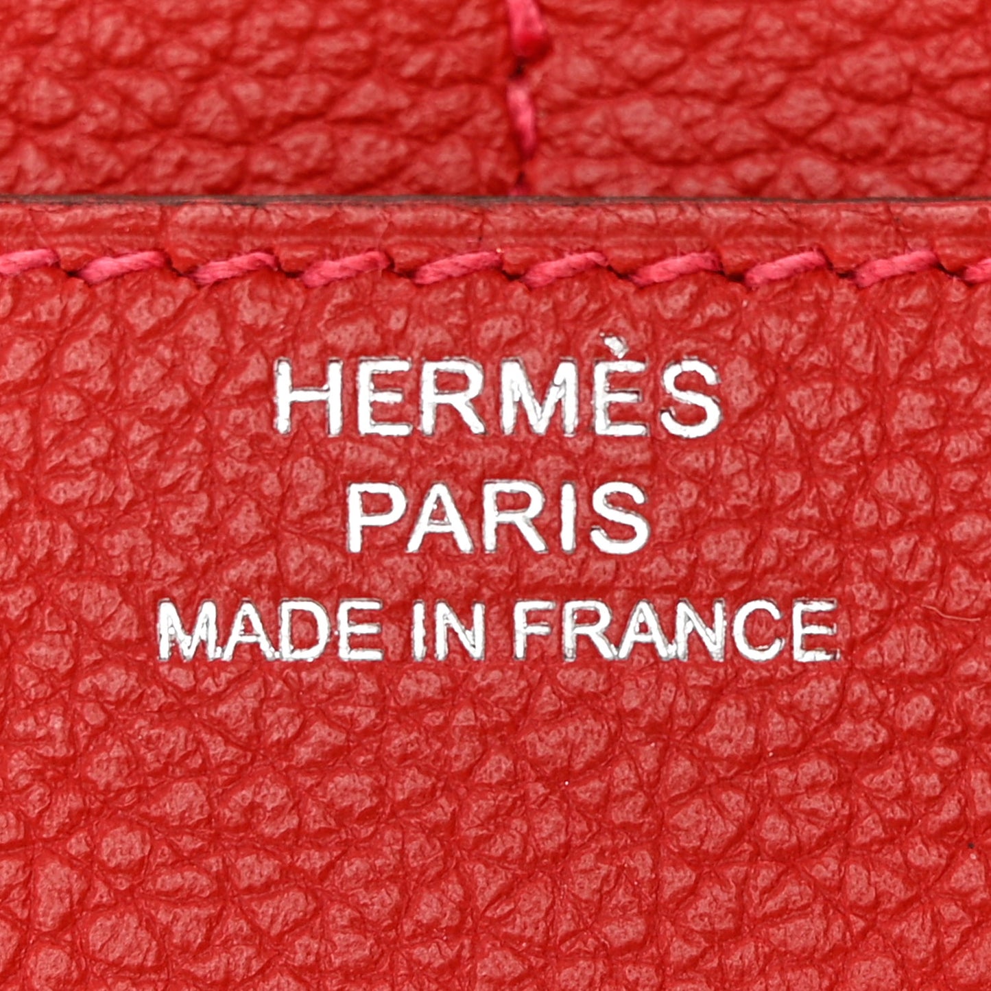 Epsom Constance Compact Passant Wallet Rouge Casaque