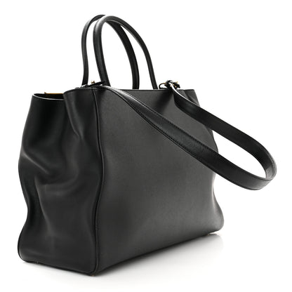 Fendi Vitello Elite Regular 2Jours Tote Black 3 of 10