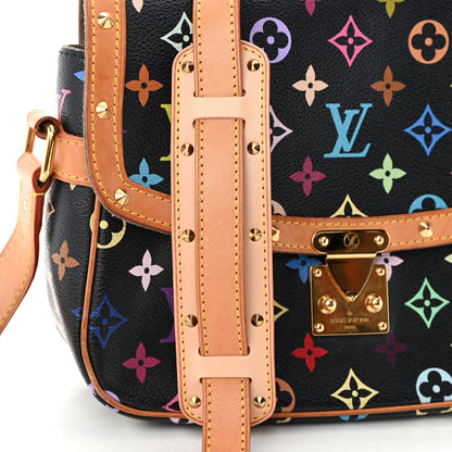 Louis Vuitton Monogram Multicolor Sologne Black 14 of 16