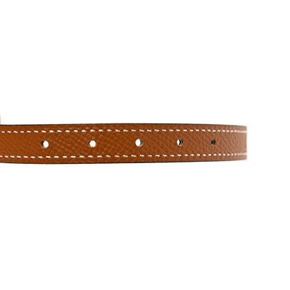 Hermes Swift Epsom 13mm Gamma Belt 75 Black Gold 4 of 5