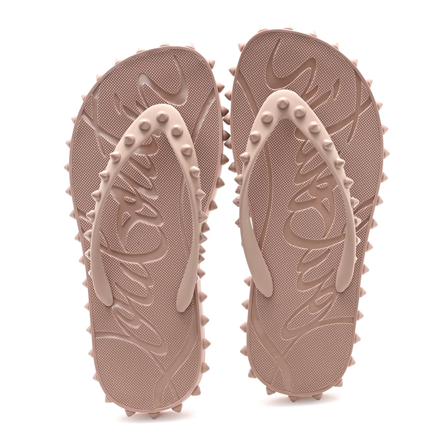 Christian Louboutin Rubber Spike Super Loubi Donna Flip Flop 36 Romance 2 of 7