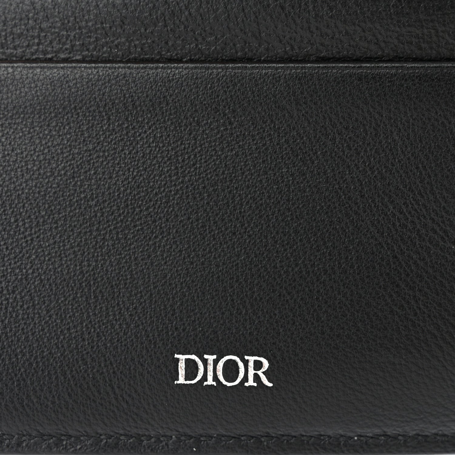 Christian Dior Coated Canvas Calfskin CD Diamond Bifold Wallet Black 6 of 9