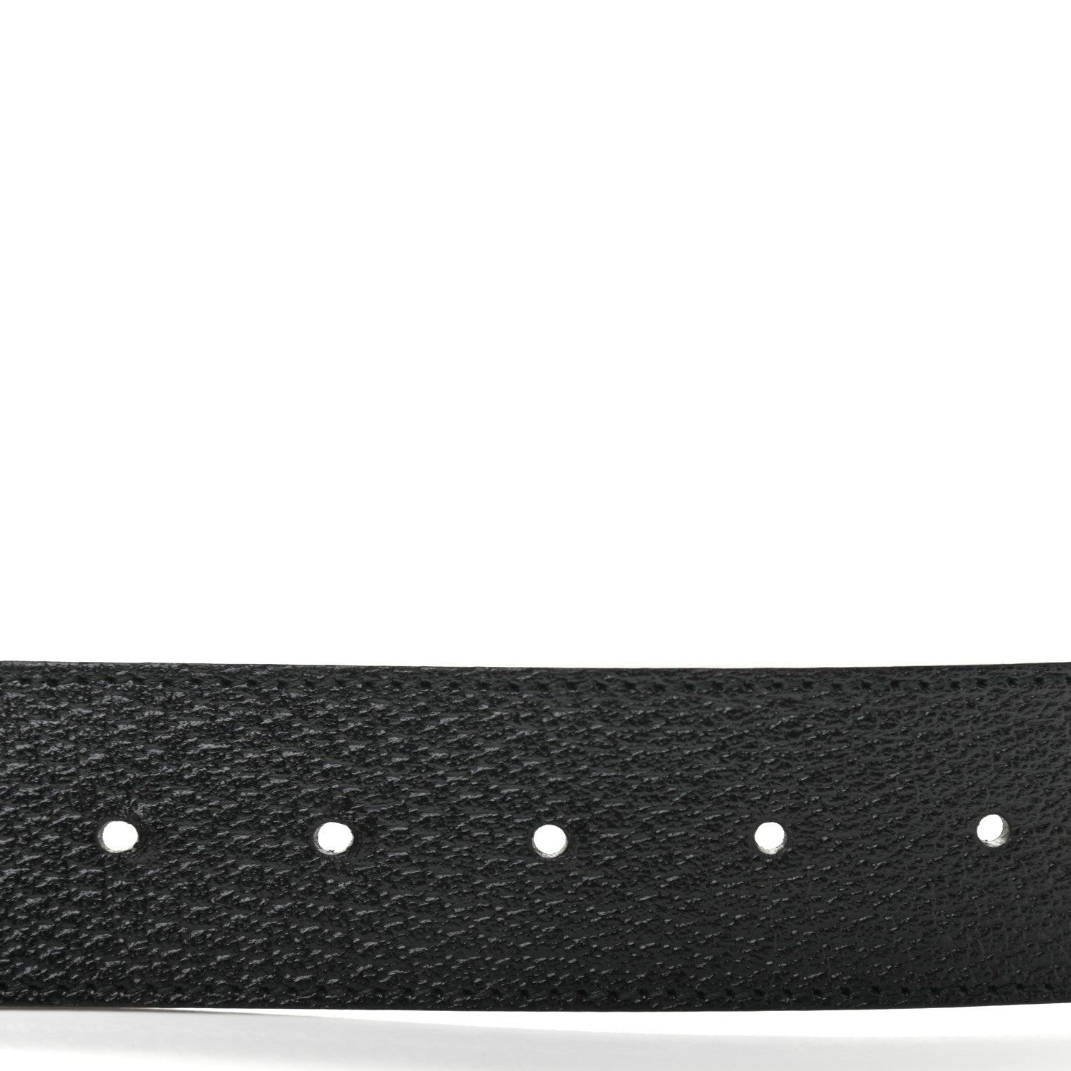 Gucci Textured Calfskin Double G 40mm Belt 95 38 Black 5 of 5