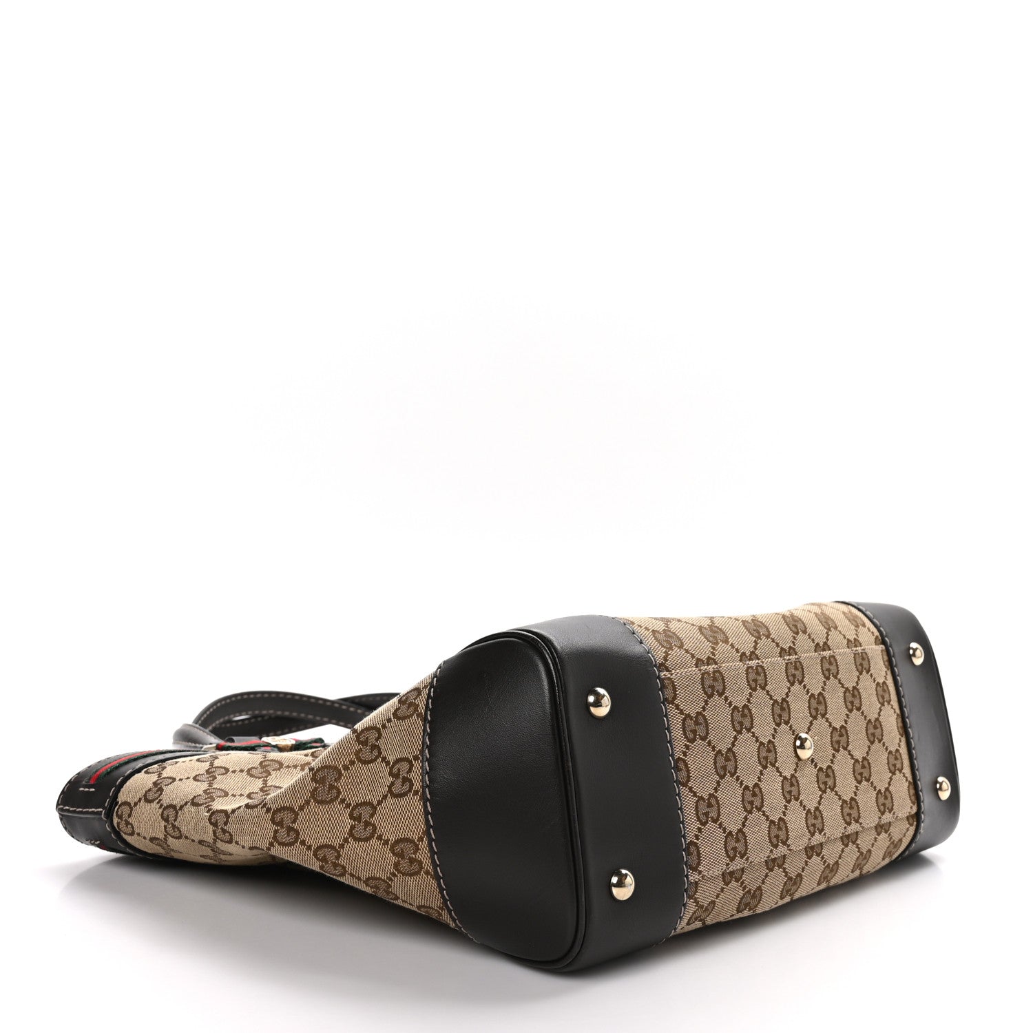 Gucci Monogram Web Medium Mayfair Tote Dark Brown 4 of 9