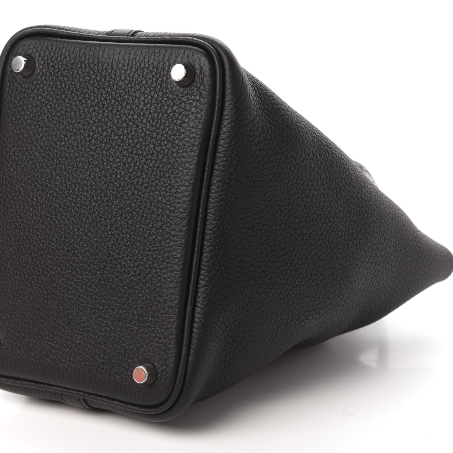 Hermes Taurillon Clemence Matte Alligator Picotin Lock Touch 18 PM Black 7 of 11