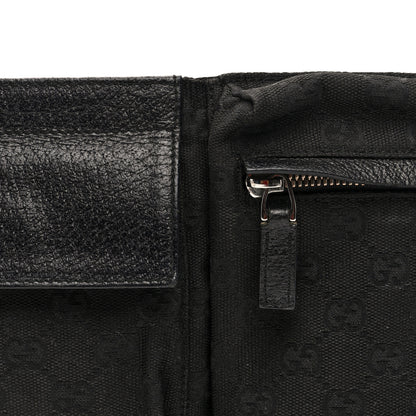 Gucci GG Monogram Double Pocket Belt Bag Black 9 of 11