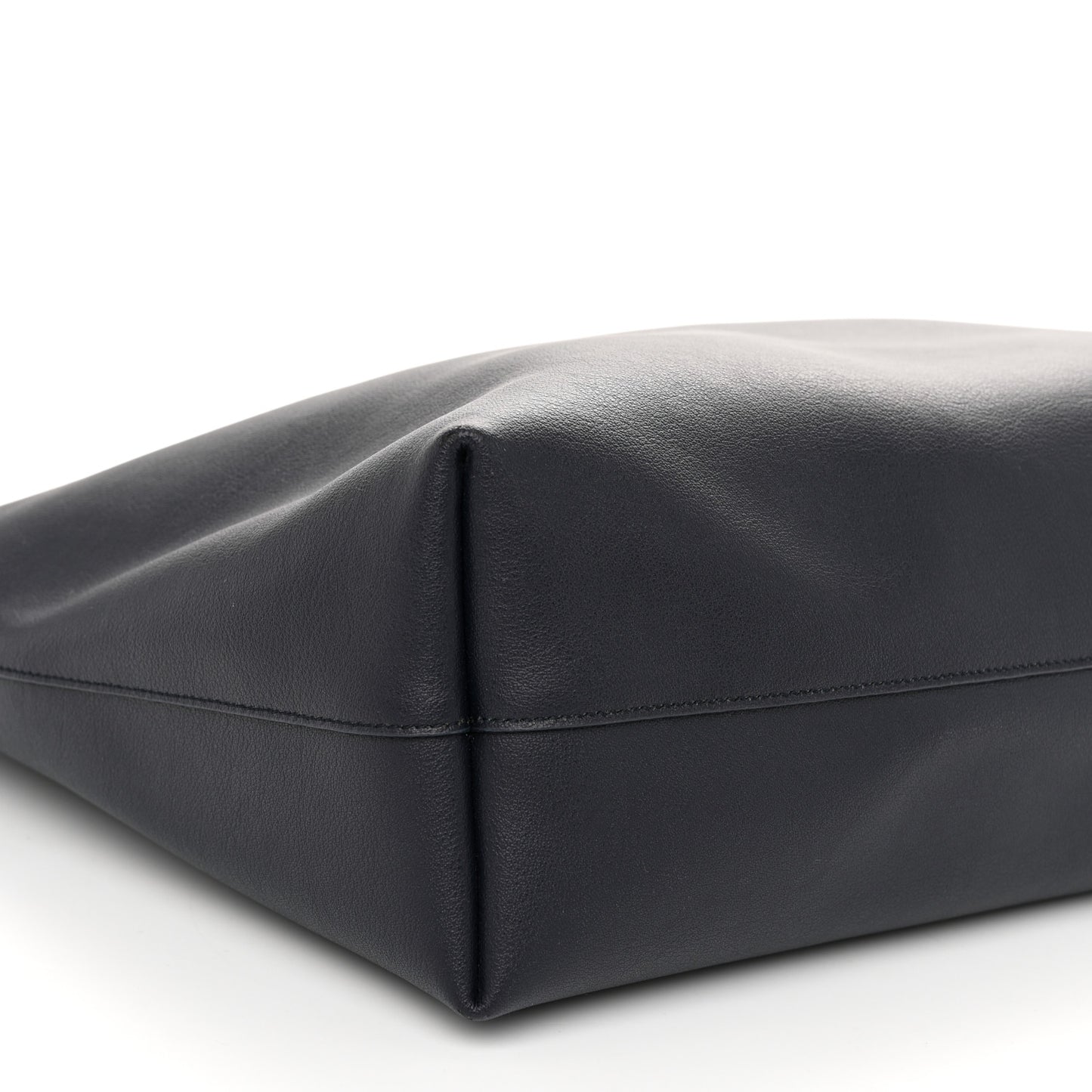 Calfskin Large Shopping Tote Black