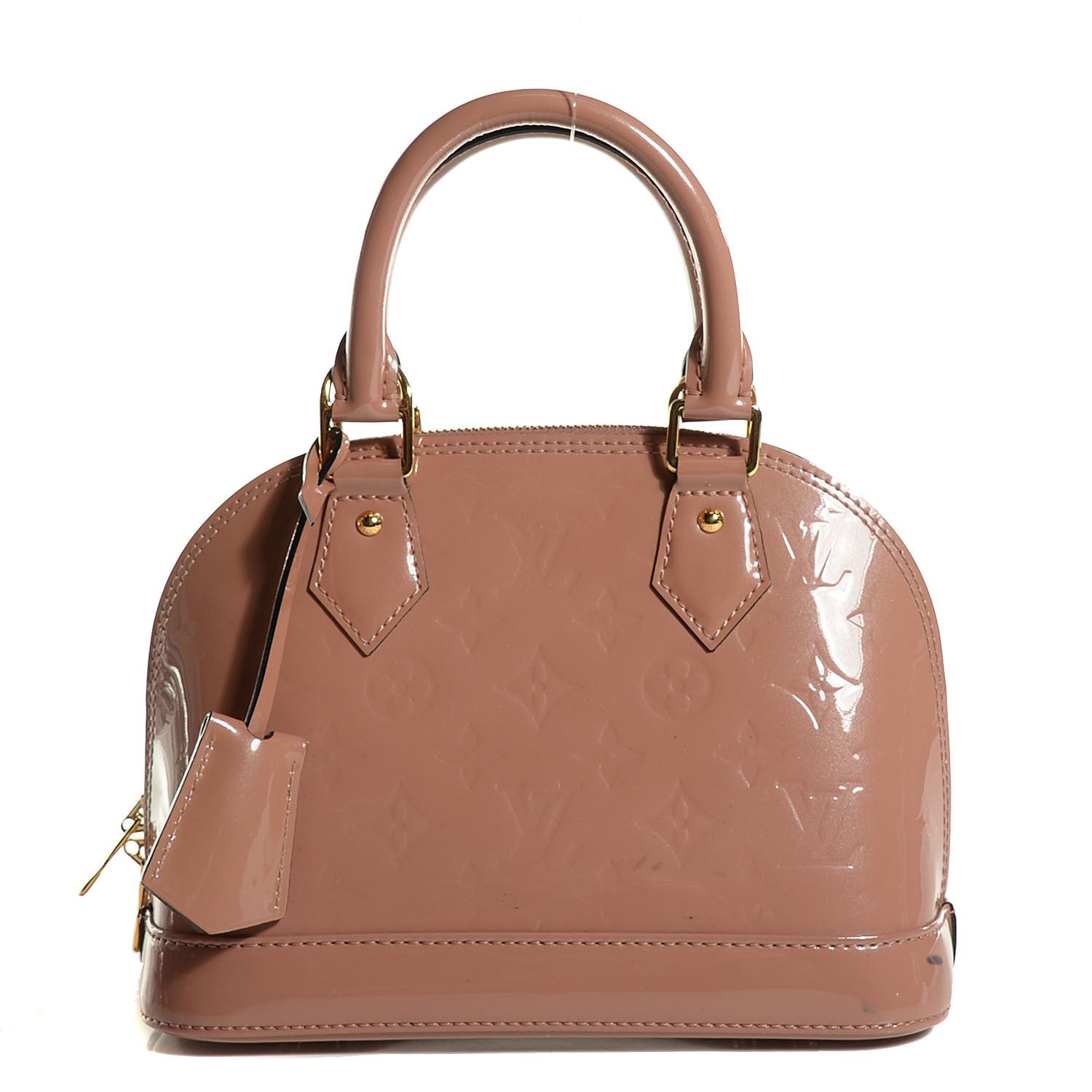 Louis Vuitton Vernis Alma BB Rose Velours 1 of 8