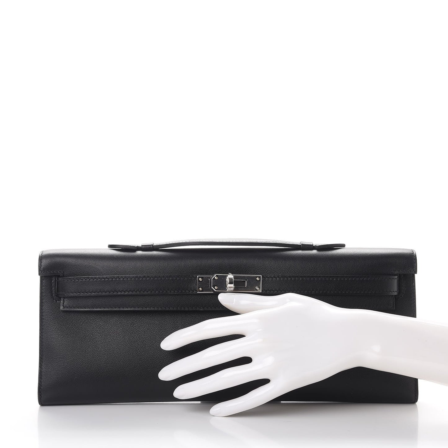 Swift Kelly Cut Clutch Pochette Black