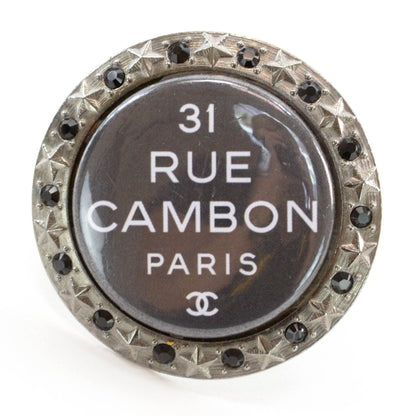 Chanel Crystal 31 Rue Cambon Paris Coco Mania Brooch 1 of 5