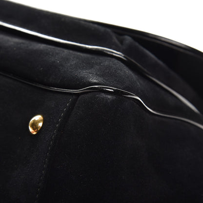 Gucci Suede Medium 1973 Top Handle Satchel Black 13 of 15